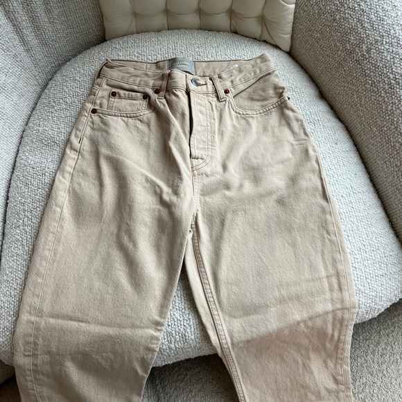Everlane 90s Cheeky Jean, Clay - Picture 3 of 8
